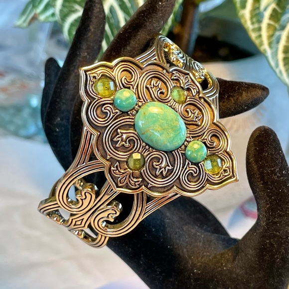 Studio Barse Genuine Turquoise Cuff Bracelet - Picture 3 of 7